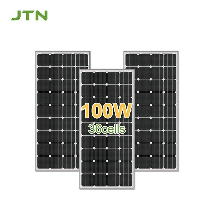 Μικρό πάνελ 50W 70W 100W Ηλιακό πάνελ Μαύρα πλακιδωτά πάνελ για μικρό σύστημα 12V 48V