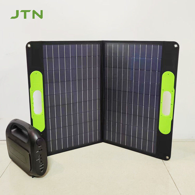 Υλικό επιφάνειας PET/ETFE 100W Mono Folding Solar Charger Panel για κάμπινγκ και RV