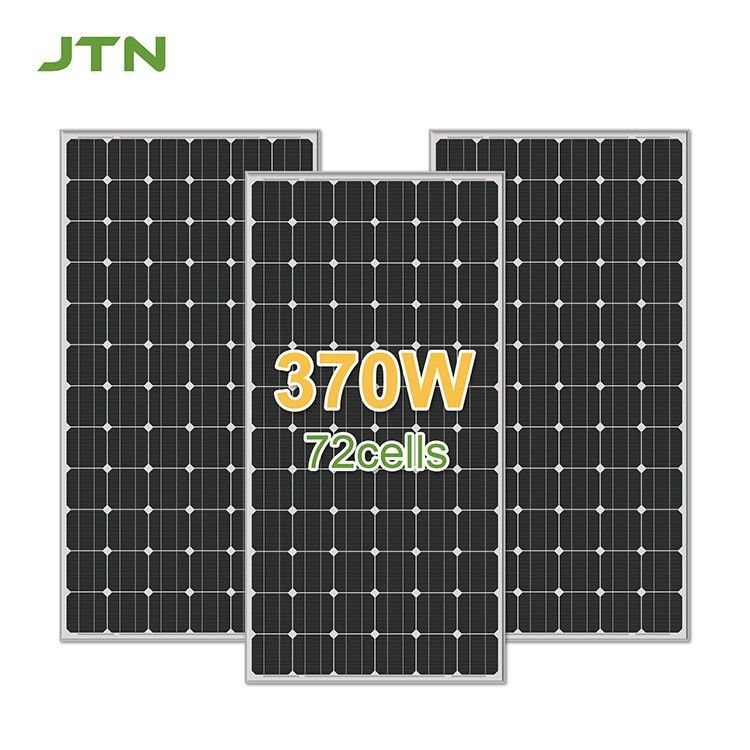 Τεχνολογία PERC 370w 375w 48v Μονοκρυσταλλικό ηλιακό πάνελ για το σπίτι 156.75mmx156.75mm